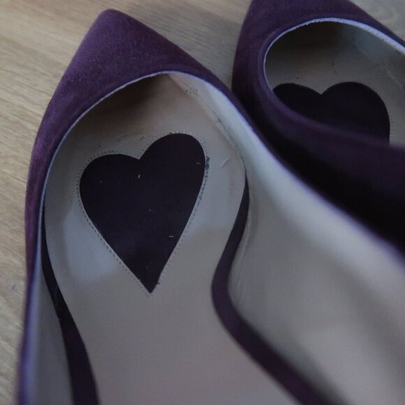 Valentino Rhinestone Slingback Heels Rubin Pointed Toe Shoes 37 / 7 - Picture 8 of 10